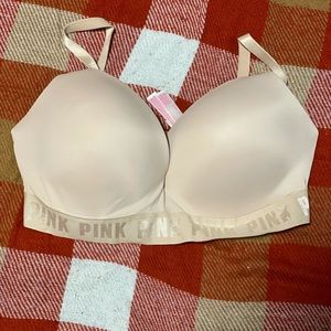 Pink bra